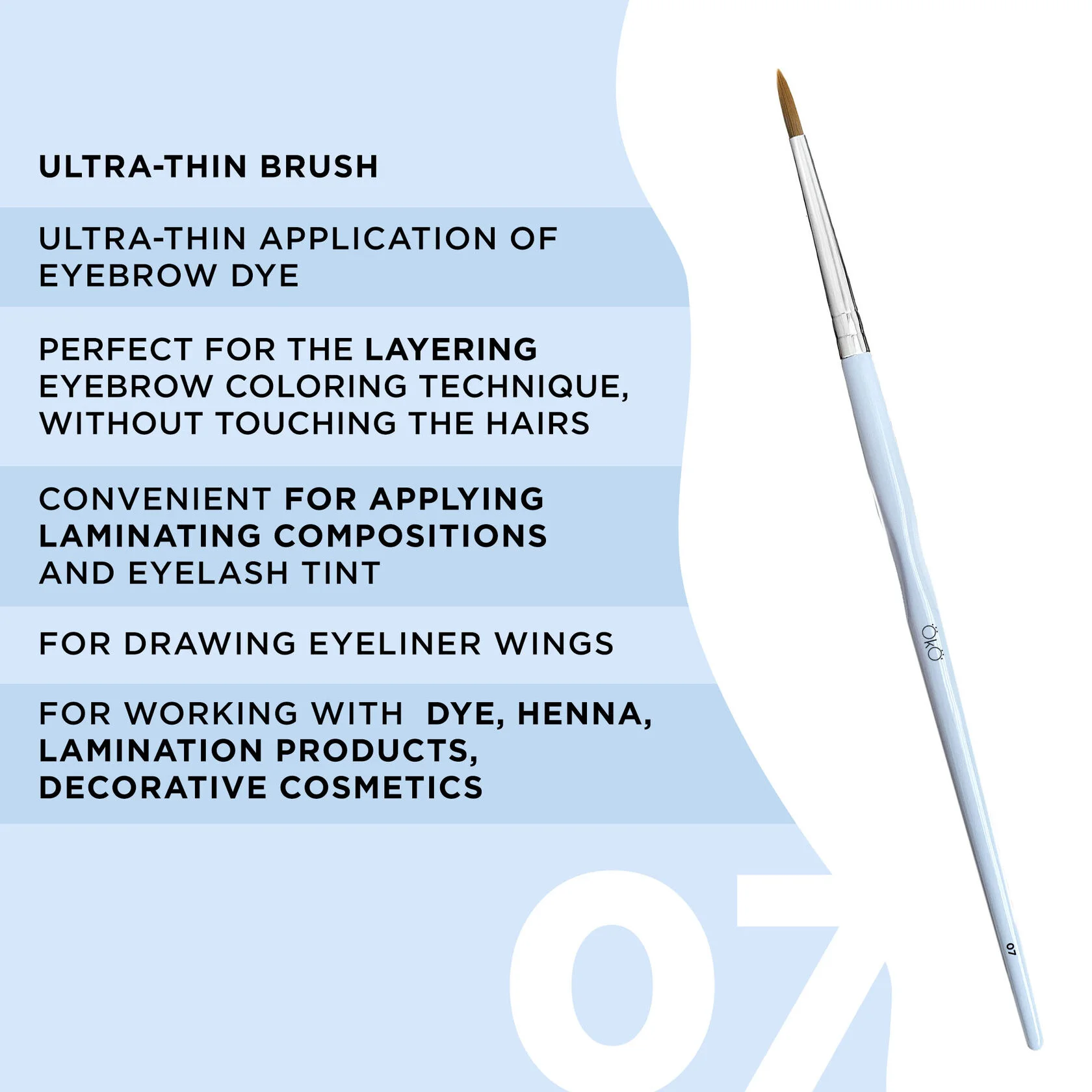 OkO Brush #07 Ultra-Thin Brush - Image 2