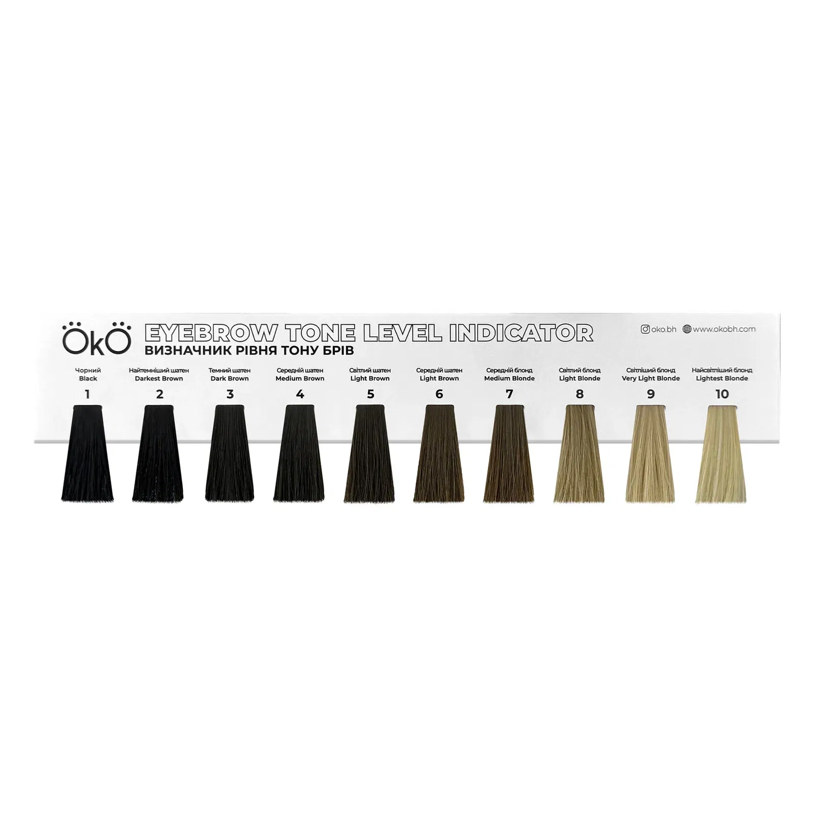 OkO Eyebrow Tone Level Indicator