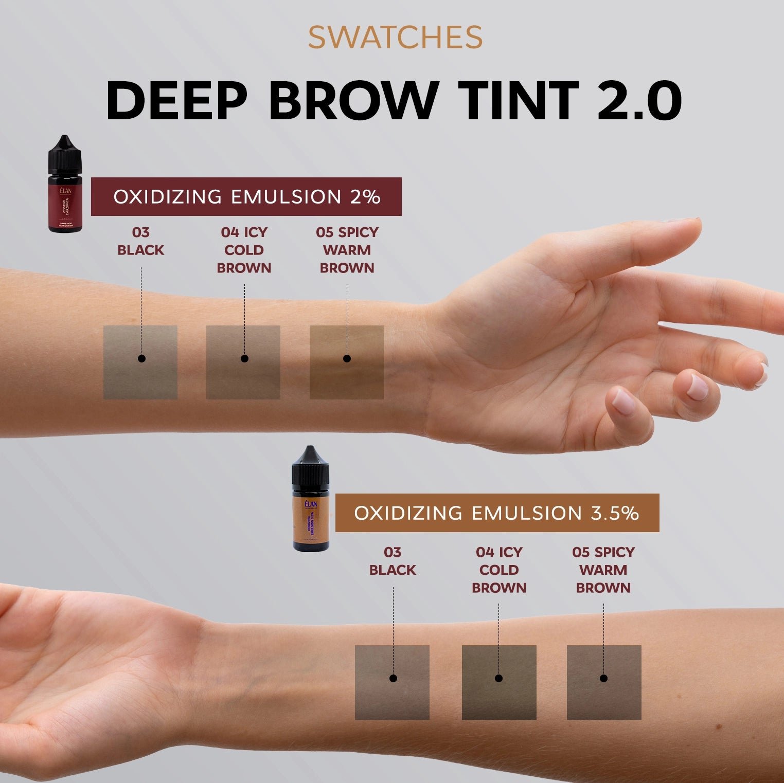 Deep Brow Tint 2.0 03 BLACK (20 ml) - Image 2